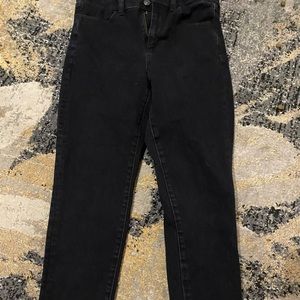 Black American eagle high rise jeans